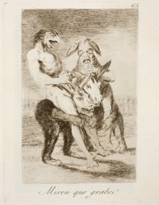 Capricho No. 63 de Francisco de Goya